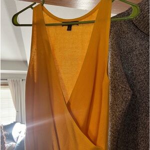 Banana republic knit sweater. Yellow size small